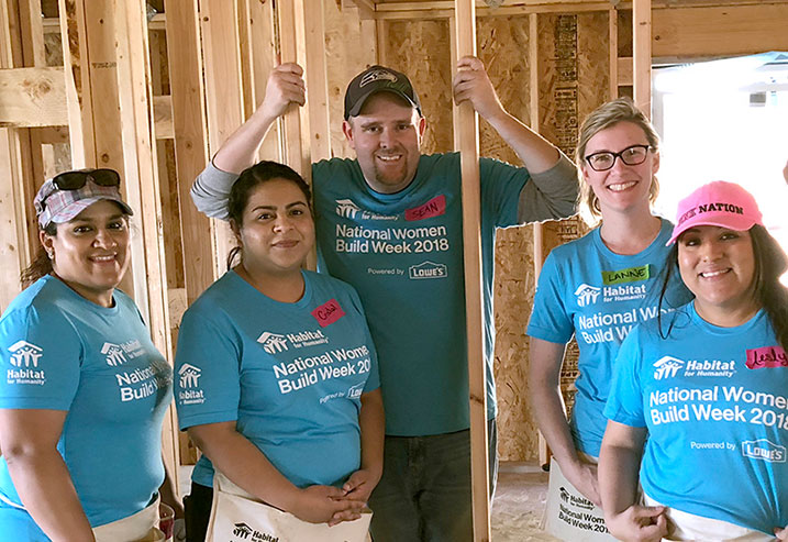 Employees give back